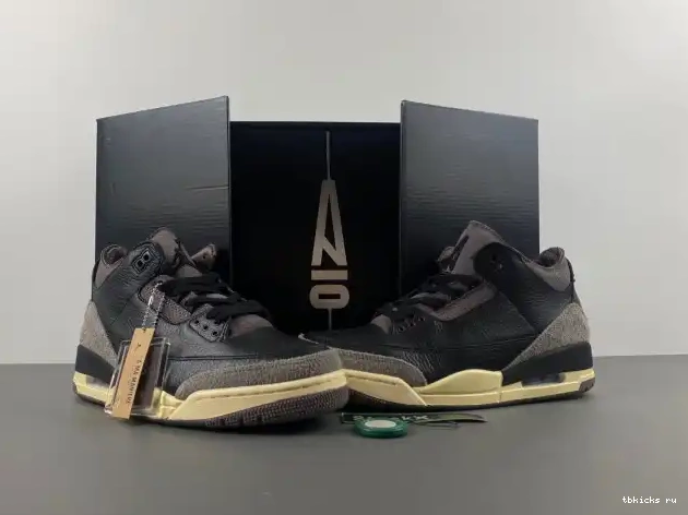 Cheap TB FZ4811-001 3 Air A Ma Maniere Black Jordan x 0613